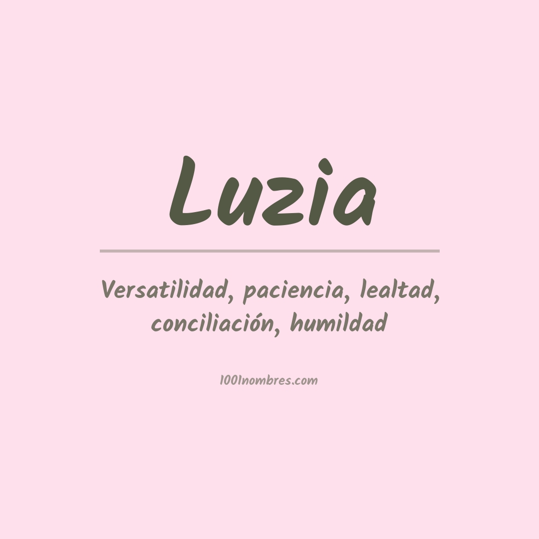 Significado del nombre Luzia