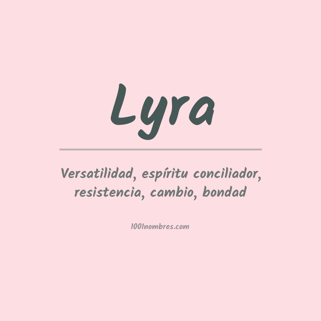 Significado del nombre Lyra