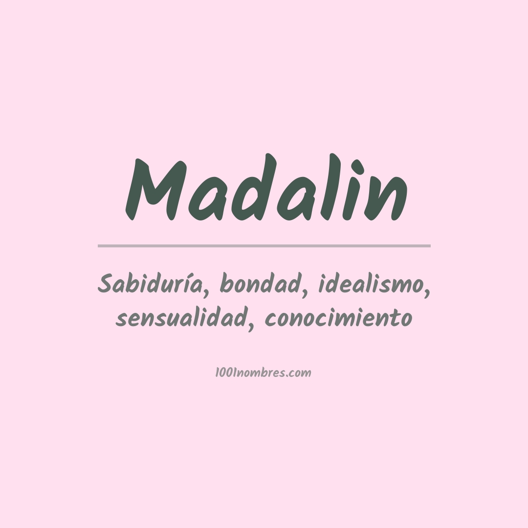 Significado del nombre Madalin