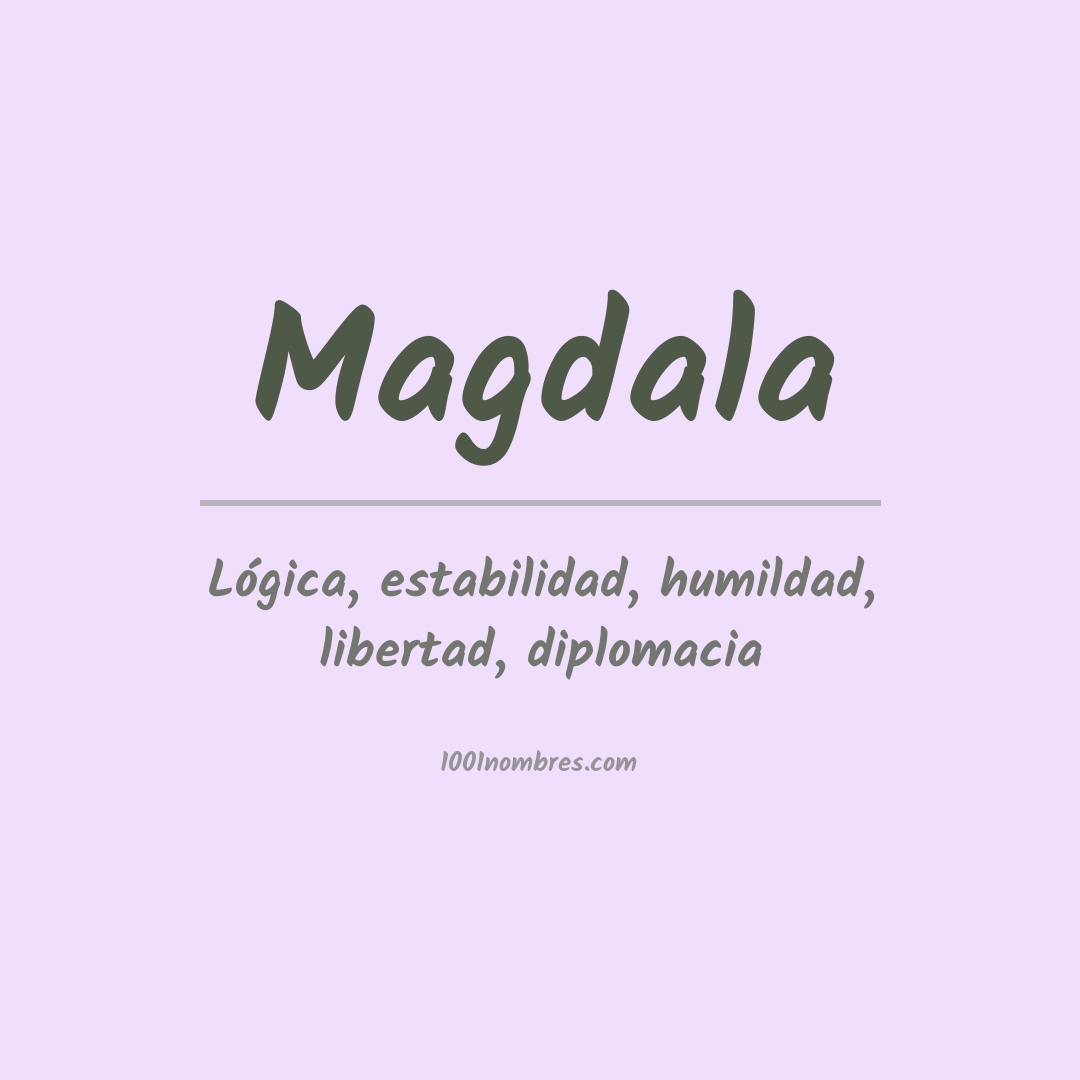 Significado del nombre Magdala