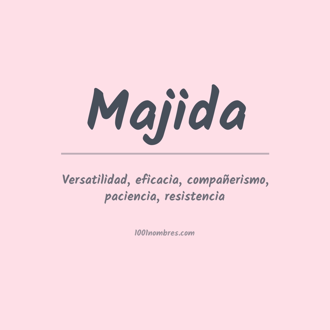 Significado del nombre Majida