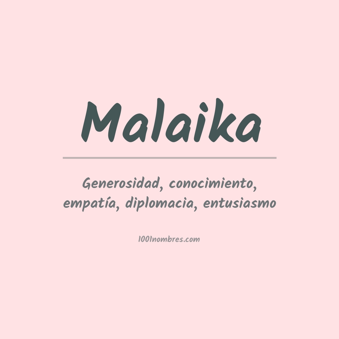 Significado del nombre Malaika