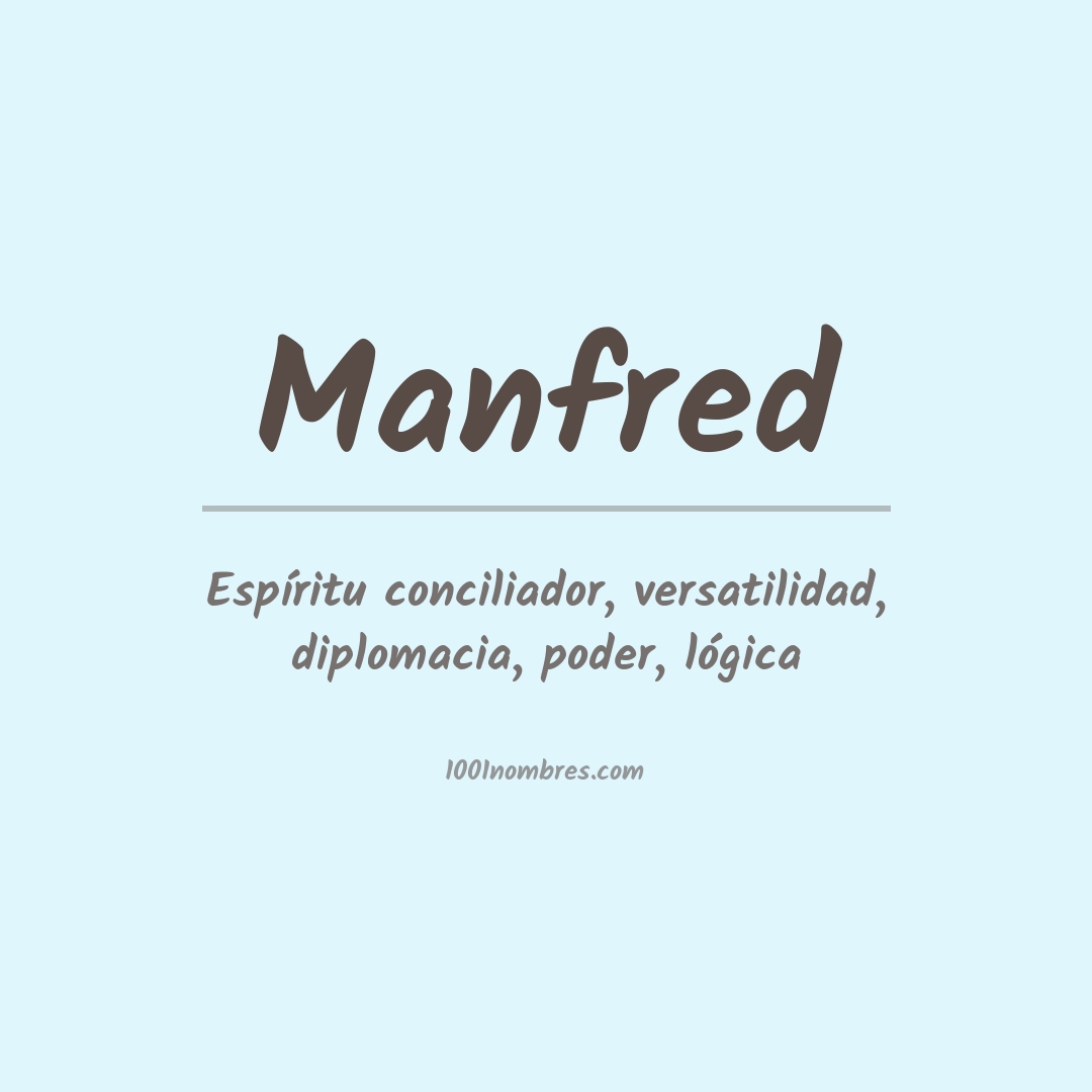 Significado del nombre Manfred