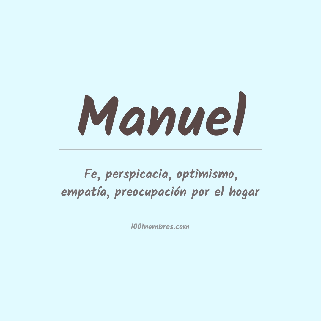 Significado del nombre Manuel