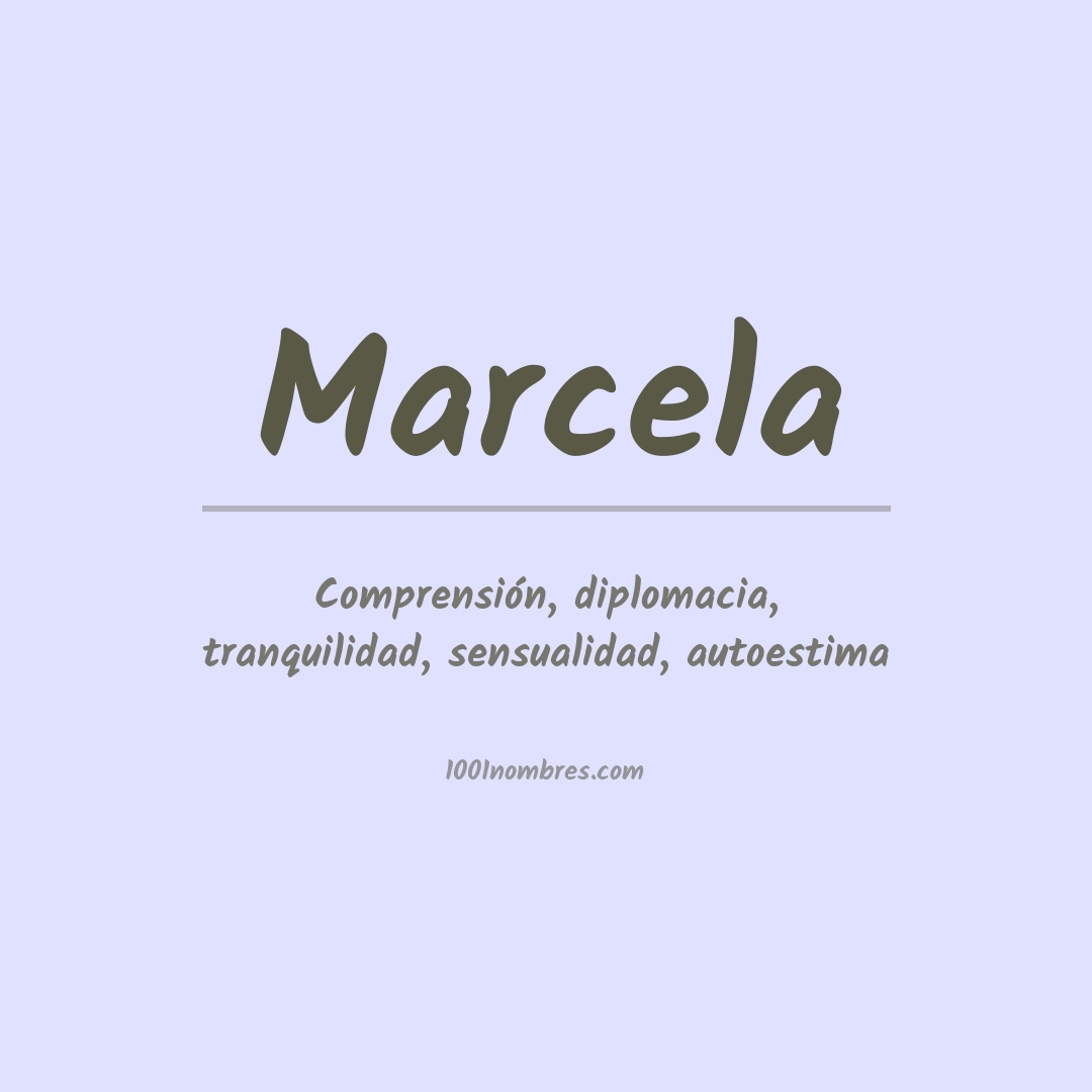Significado del nombre Marcela