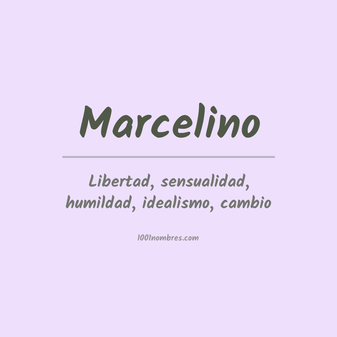 Significado del nombre Marcelino