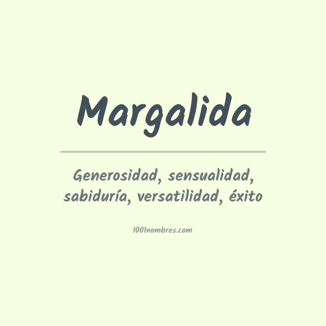 Significado del nombre Margalida Significado del nombre Margalida