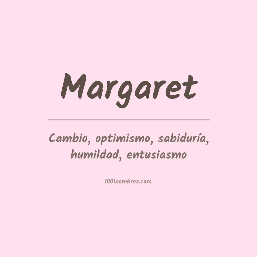 Significado del nombre Margaret