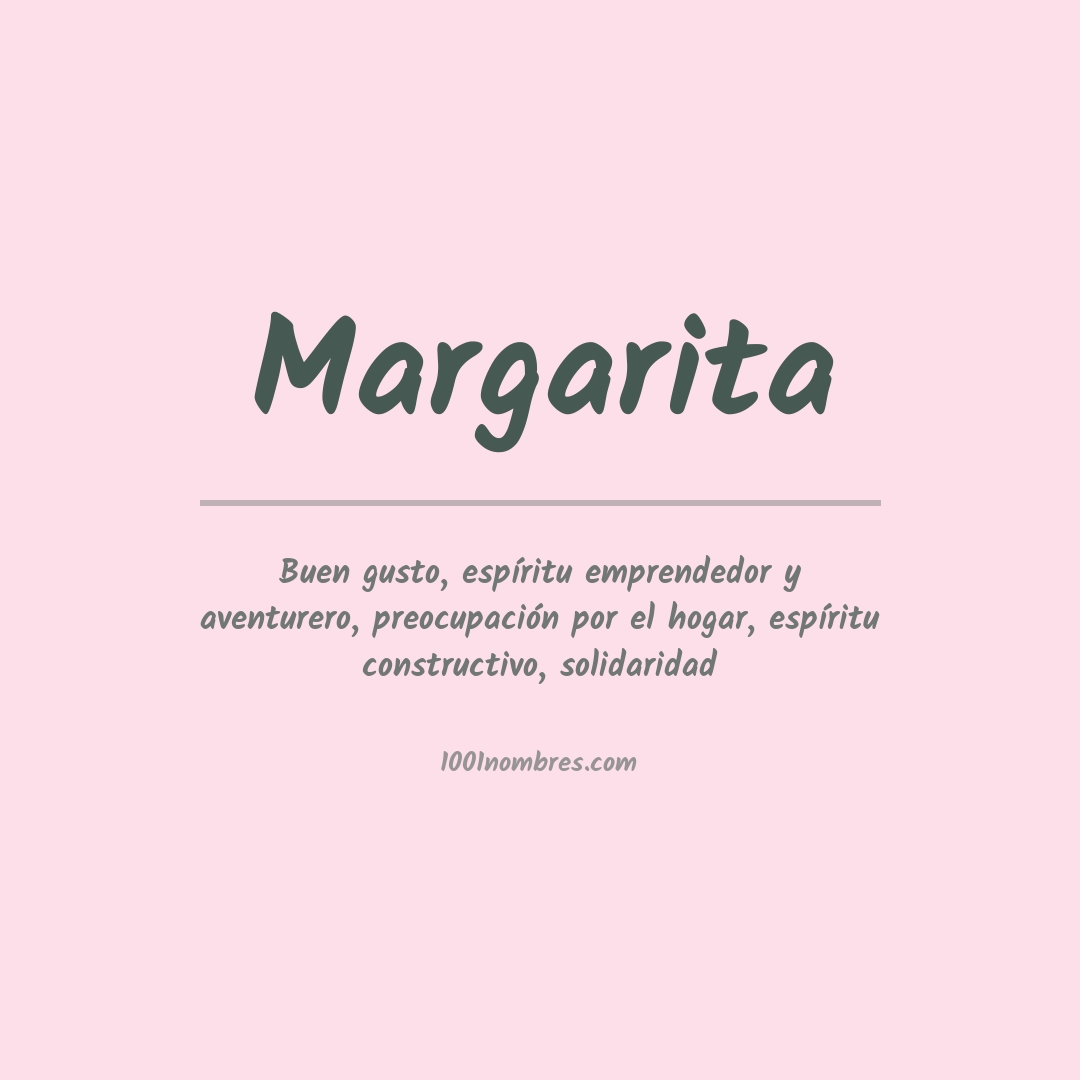 Significado del nombre Margarita