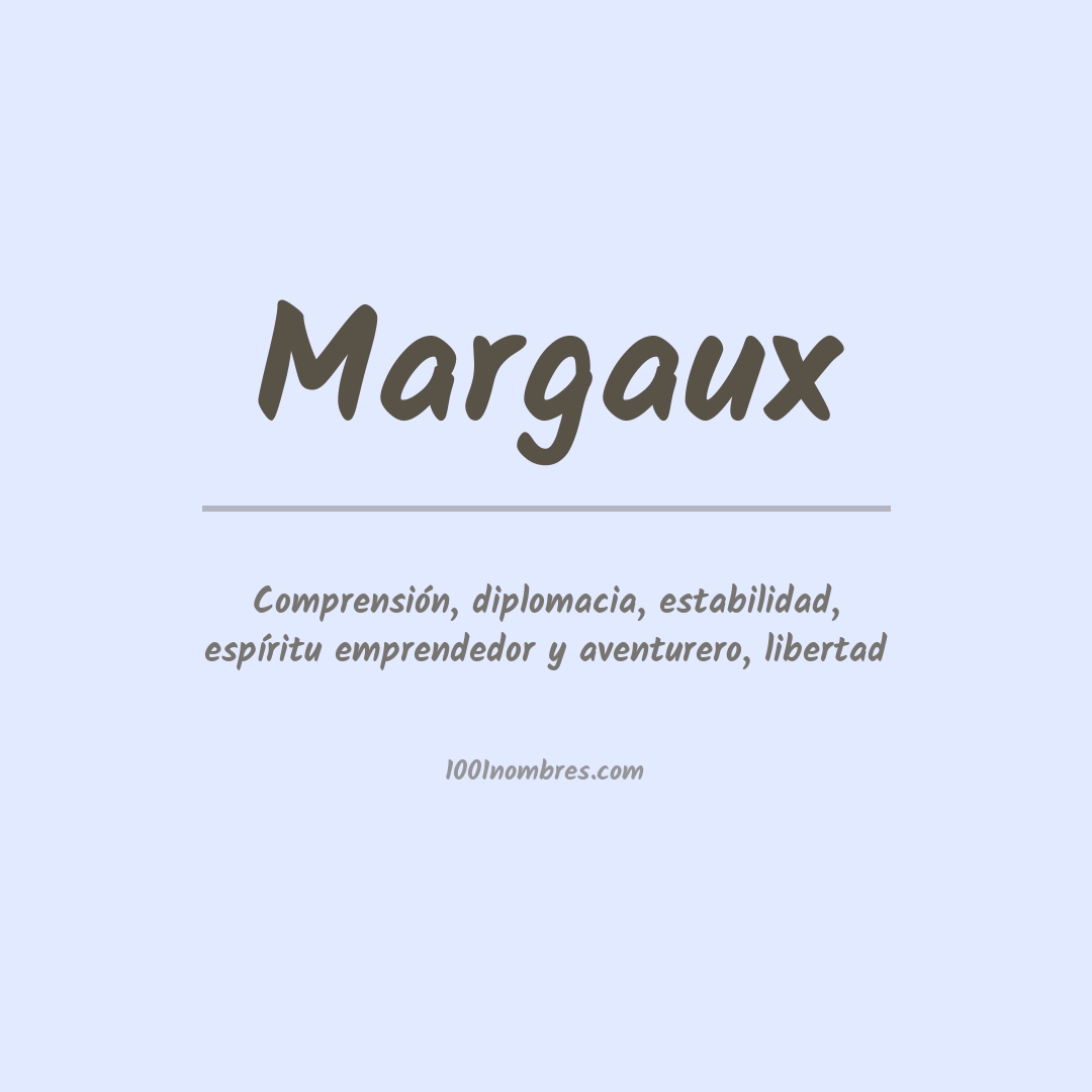 Significado del nombre Margaux