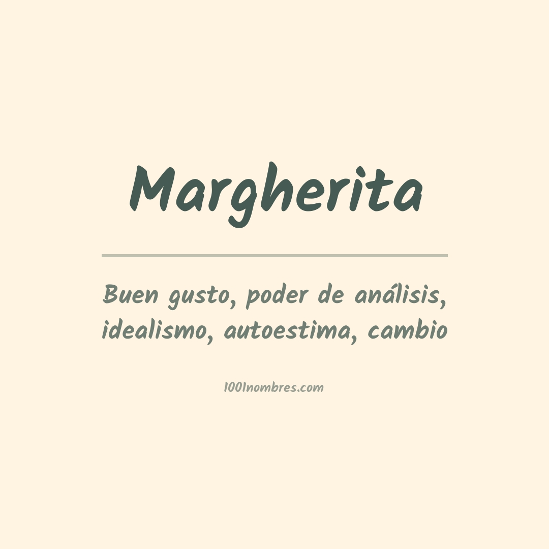 Significado del nombre Margherita Significado del nombre Margherita