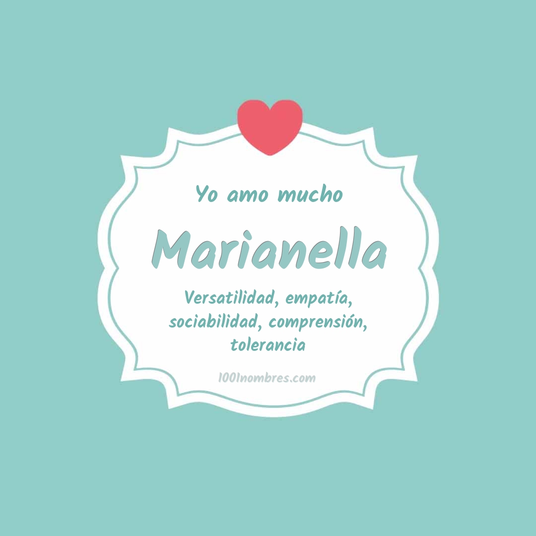 Yo amo mucho Marianella