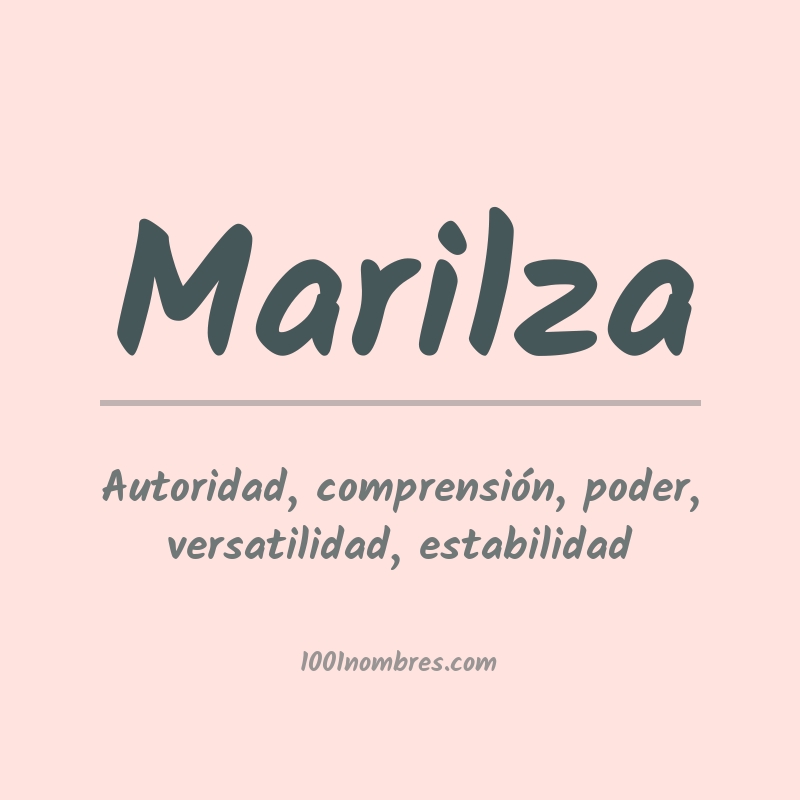 Significado del nombre Marilza Significado del nombre Marilza