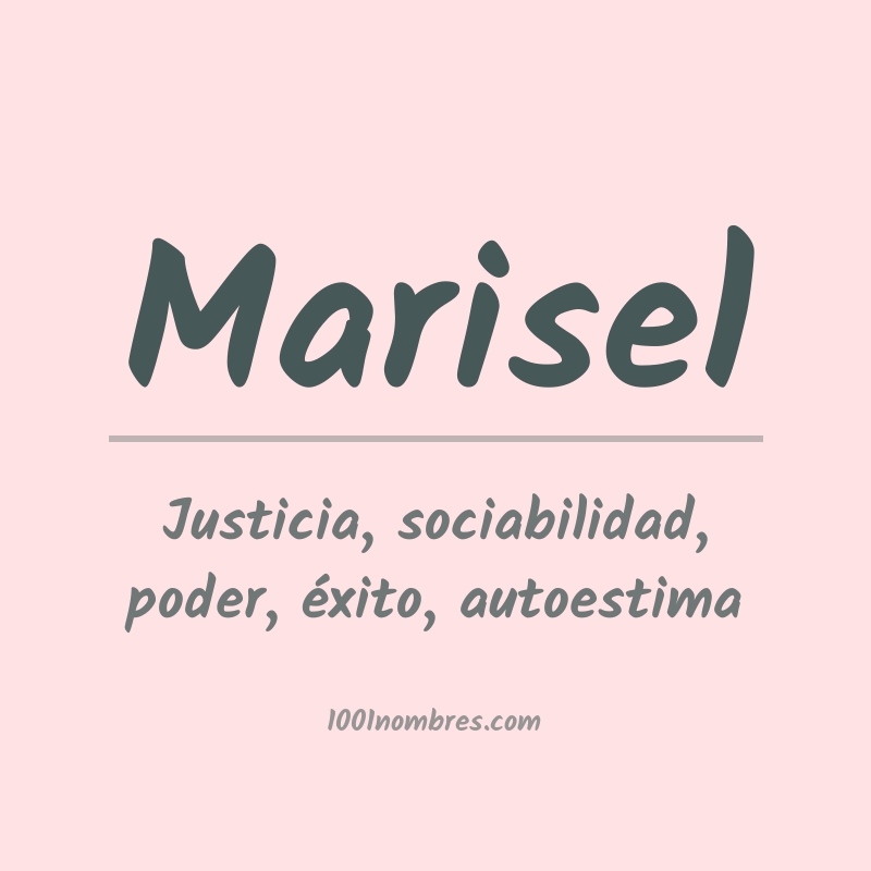 Significado del nombre Marisel