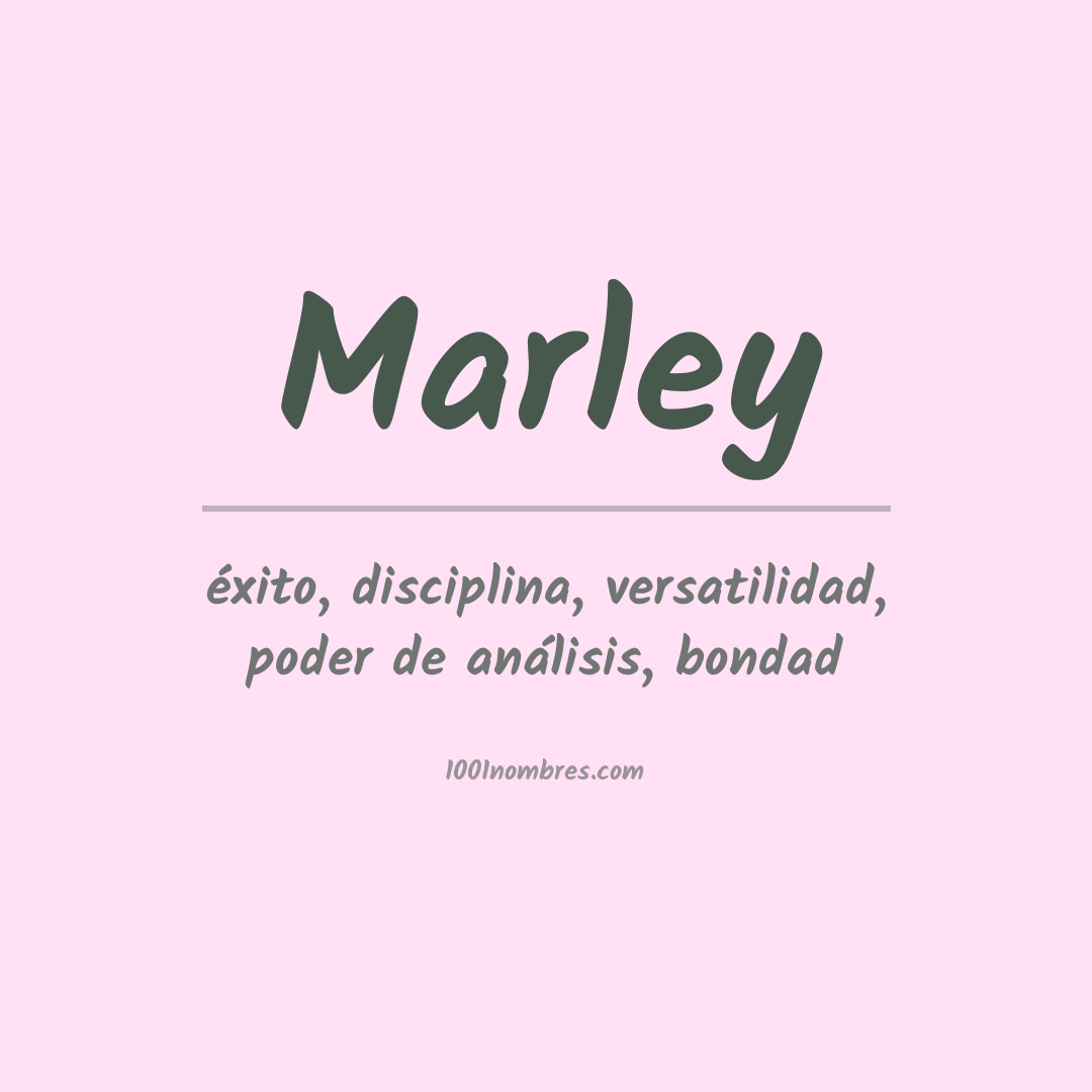 Significado del nombre Marley