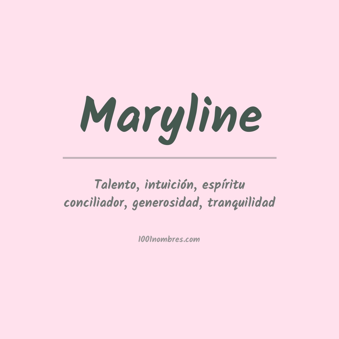 Significado del nombre Maryline Significado del nombre Maryline