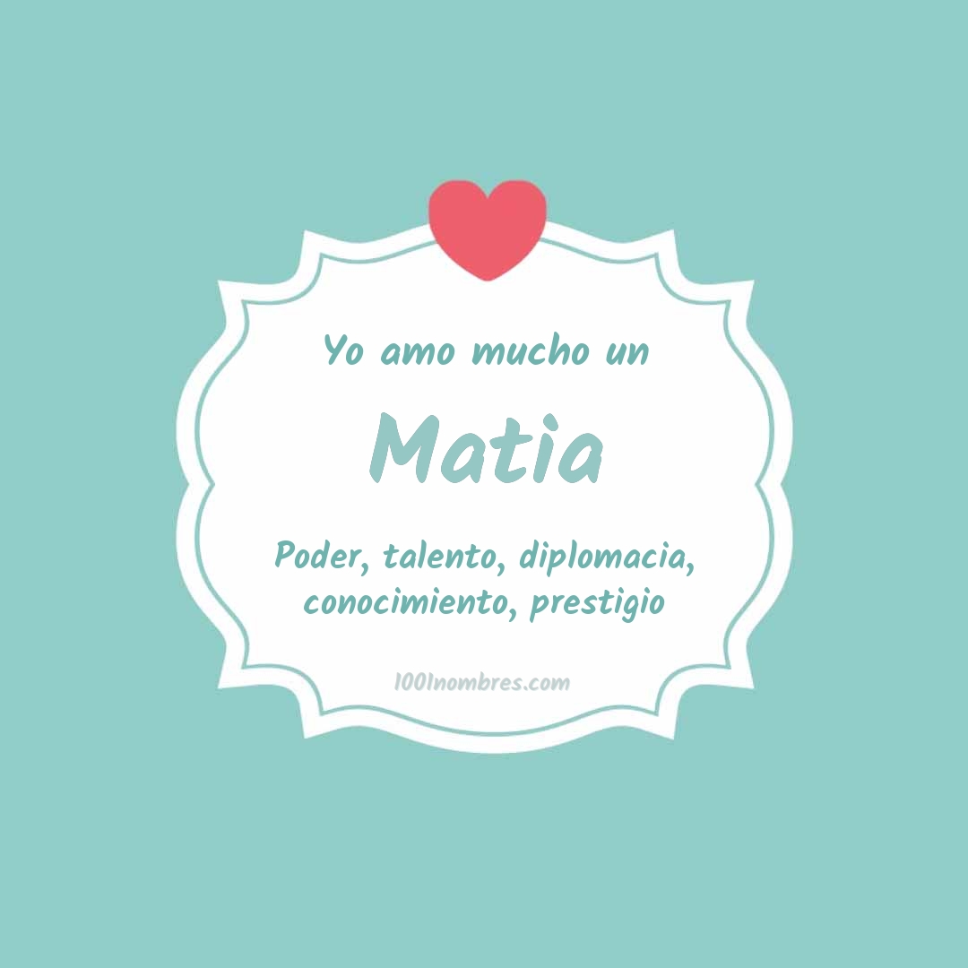 Yo amo mucho Matia Yo amo mucho Matia