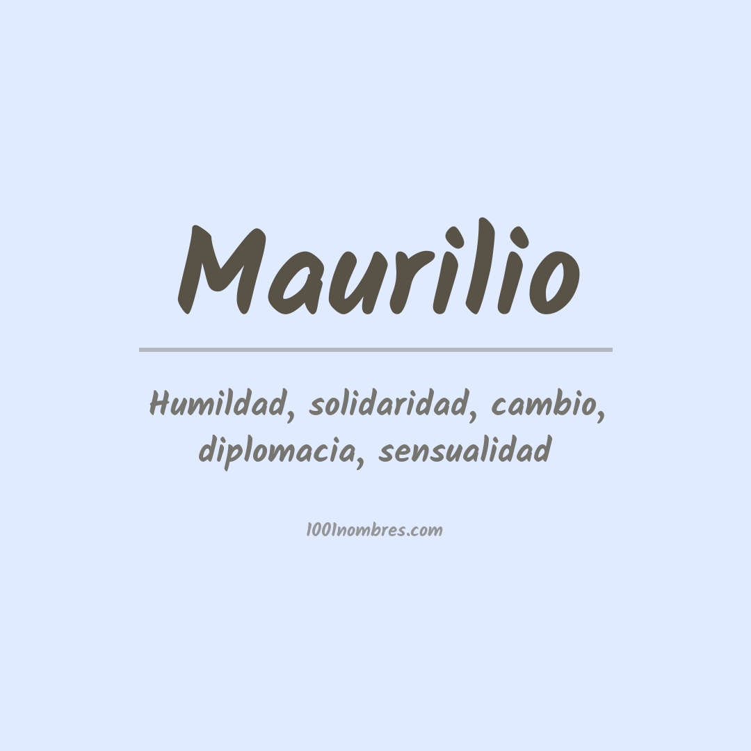 Significado del nombre Maurilio