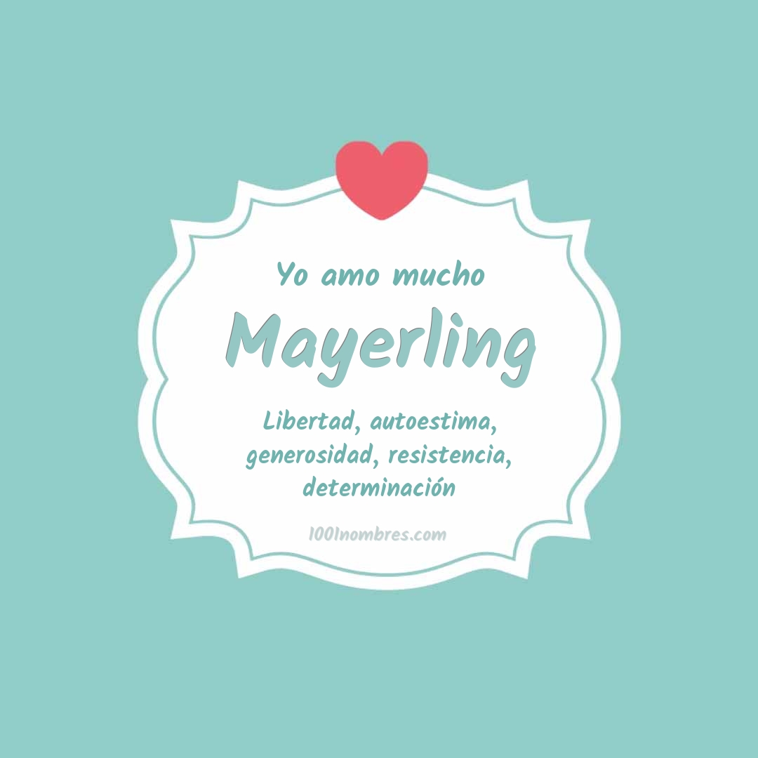 Yo amo mucho Mayerling Yo amo mucho Mayerling