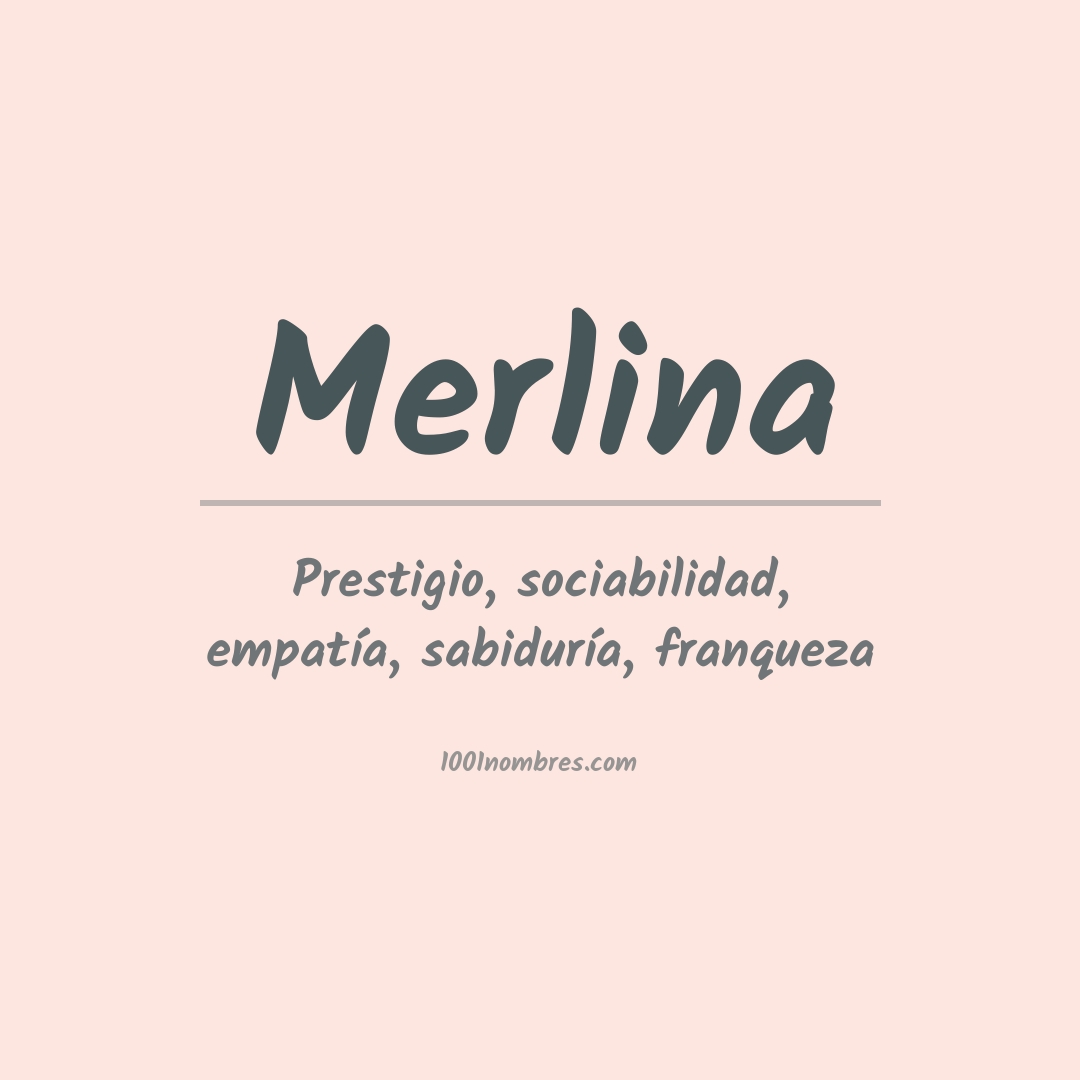 Significado del nombre Merlina