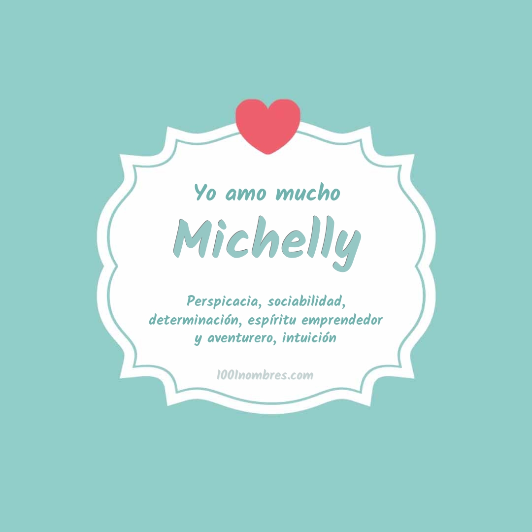 Yo amo mucho Michelly