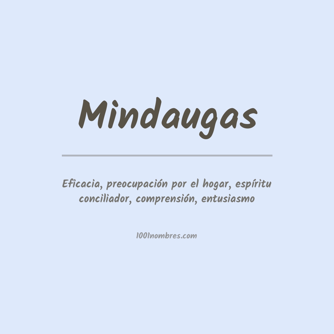 Significado del nombre Mindaugas