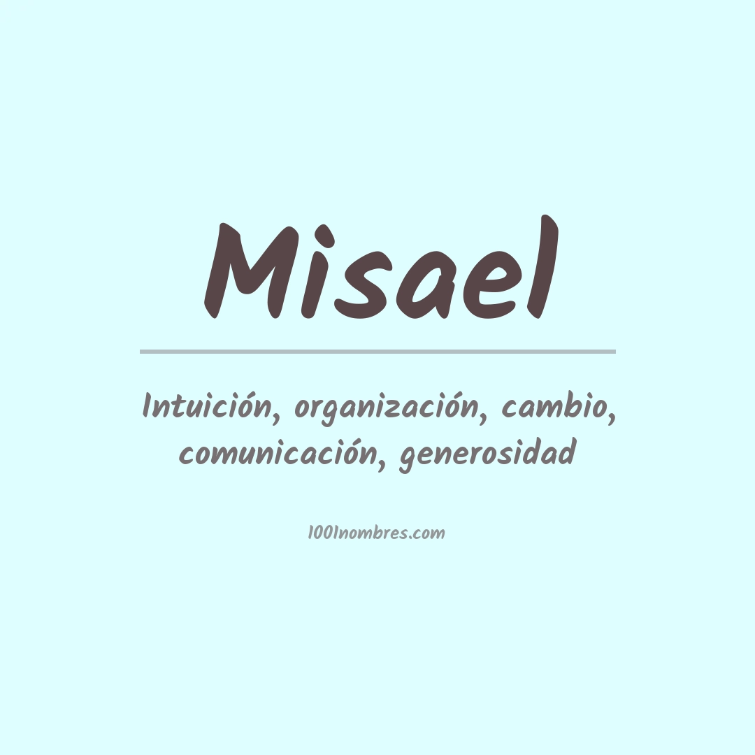 Significado del nombre Misael