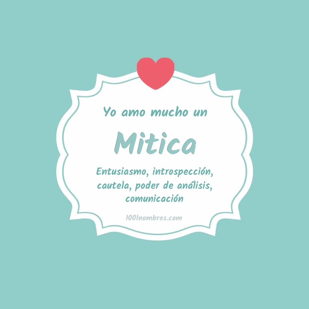 Yo amo mucho Mitica Yo amo mucho Mitica