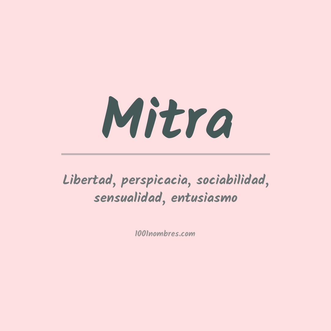 Significado del nombre Mitra
