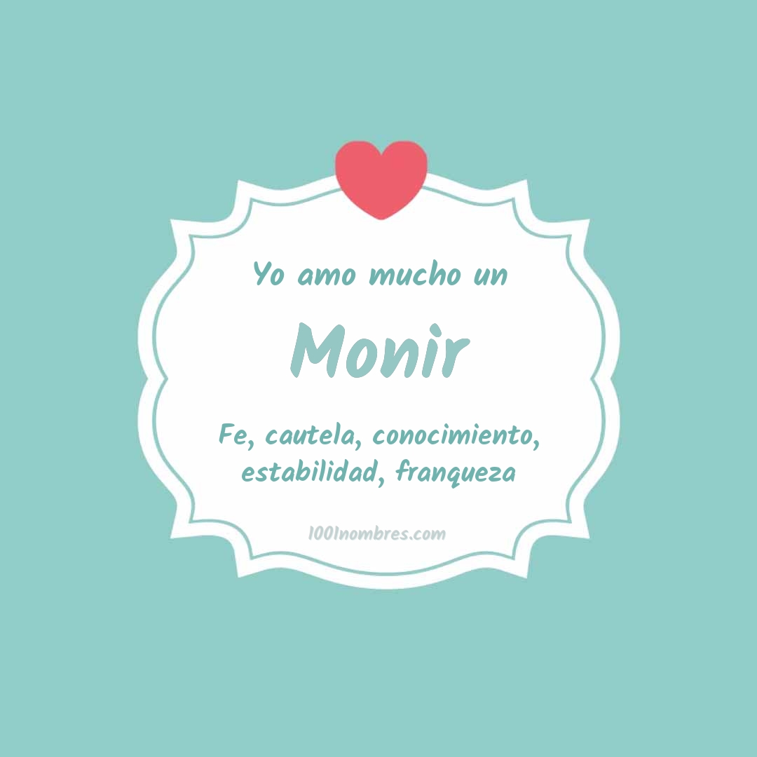 Yo amo mucho Monir