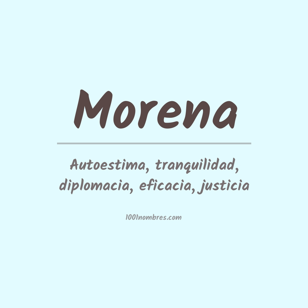 Significado del nombre Morena