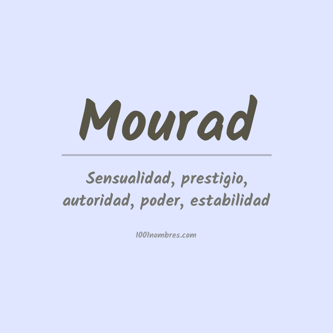 Significado del nombre Mourad