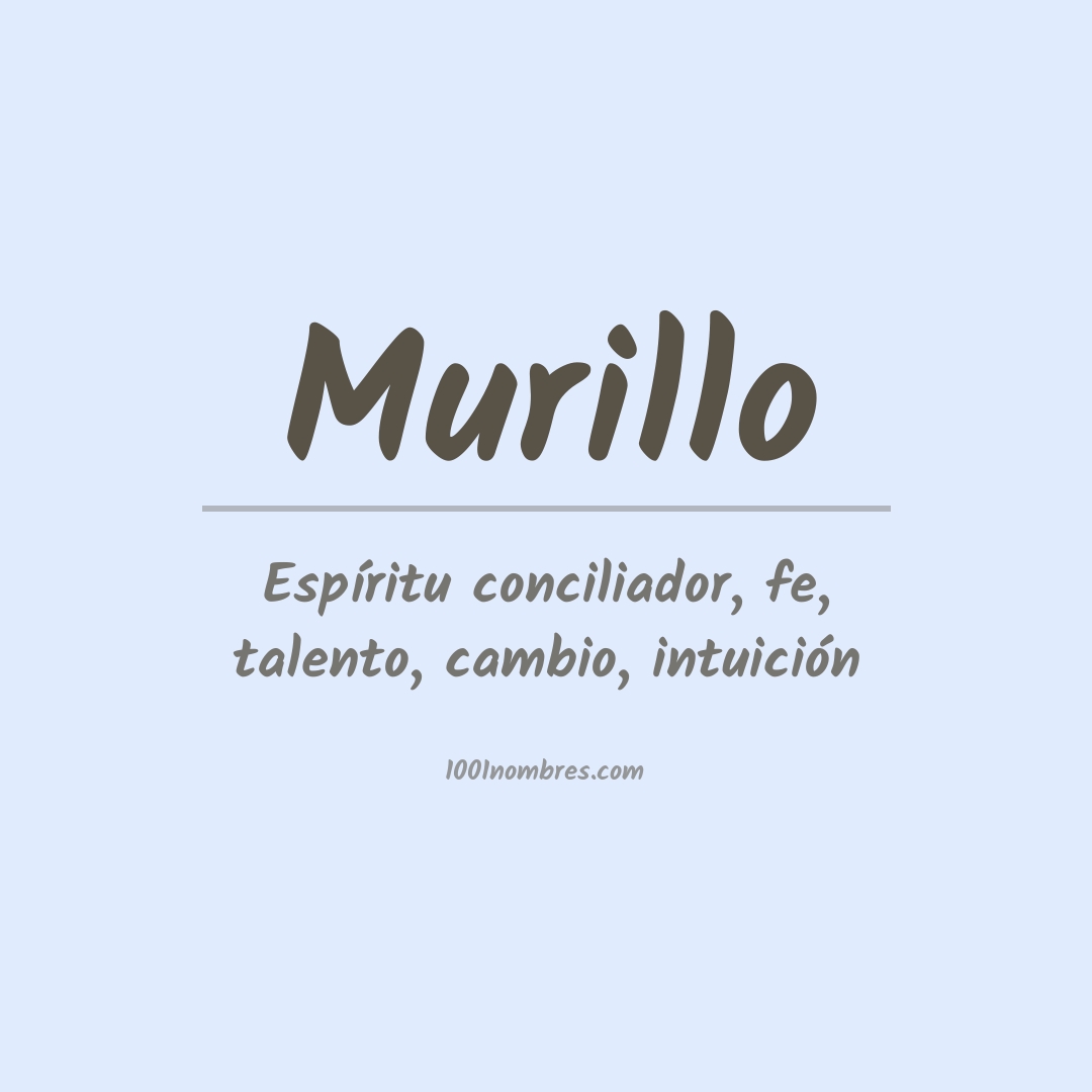 Significado del nombre Murillo