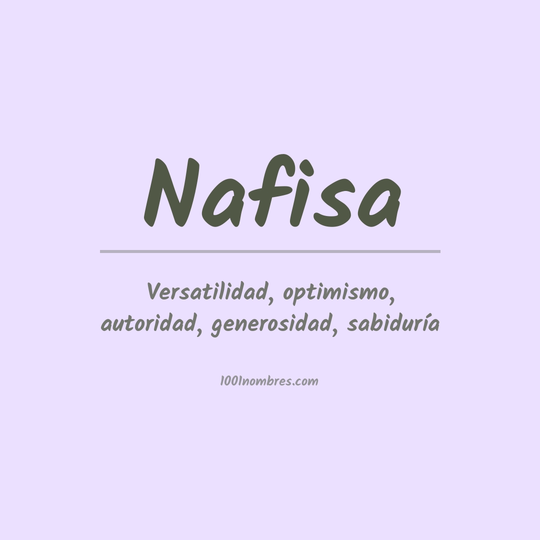 Significado del nombre Nafisa Significado del nombre Nafisa