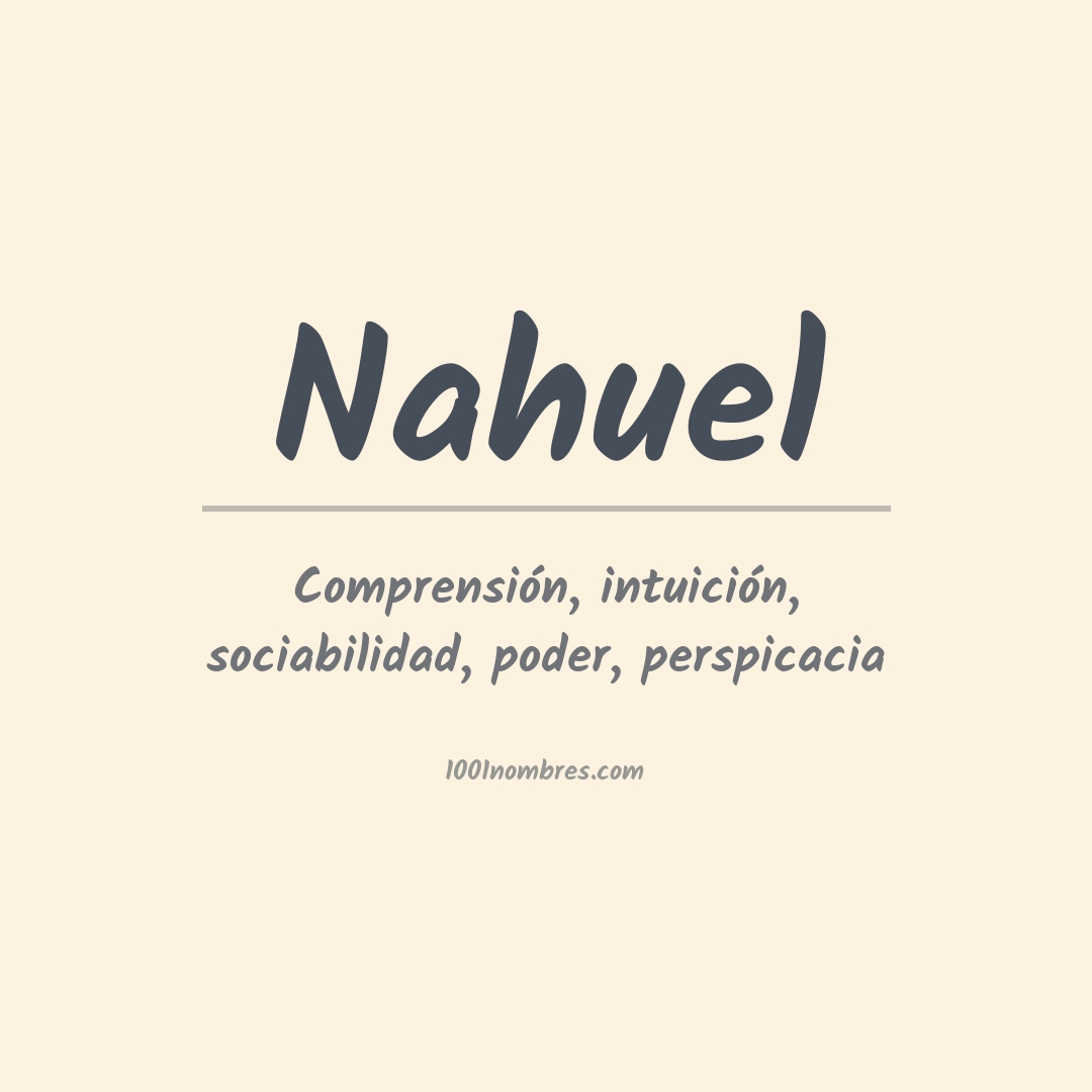 Significado del nombre Nahuel