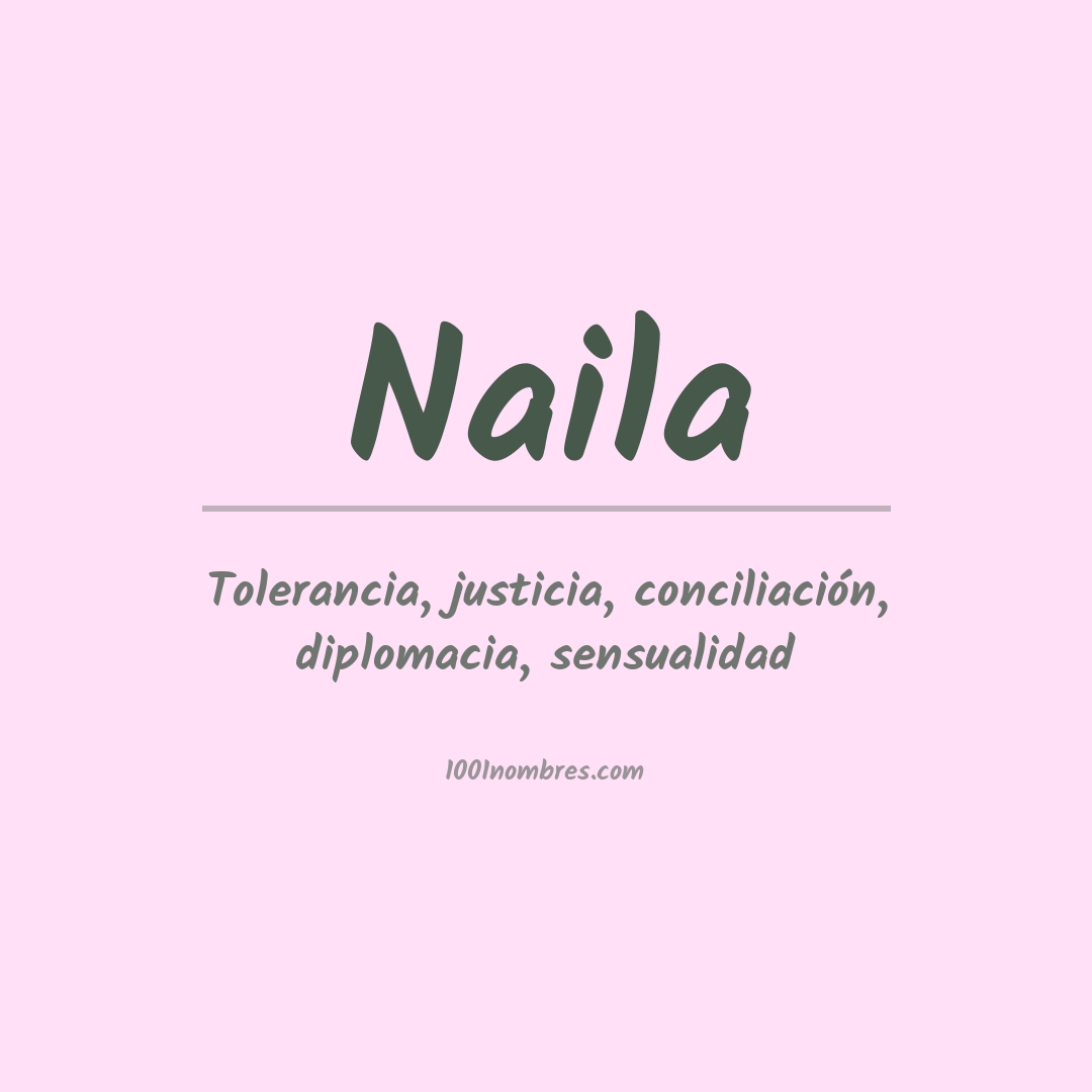 Significado del nombre Naila