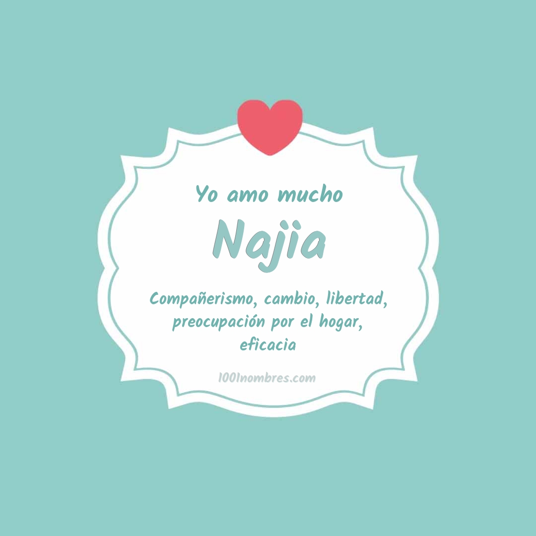 Yo amo mucho Najia