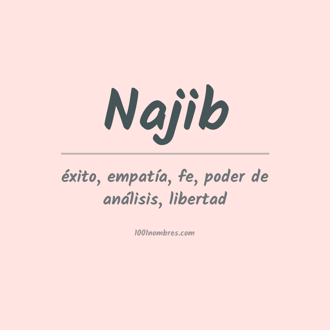 Significado del nombre Najib