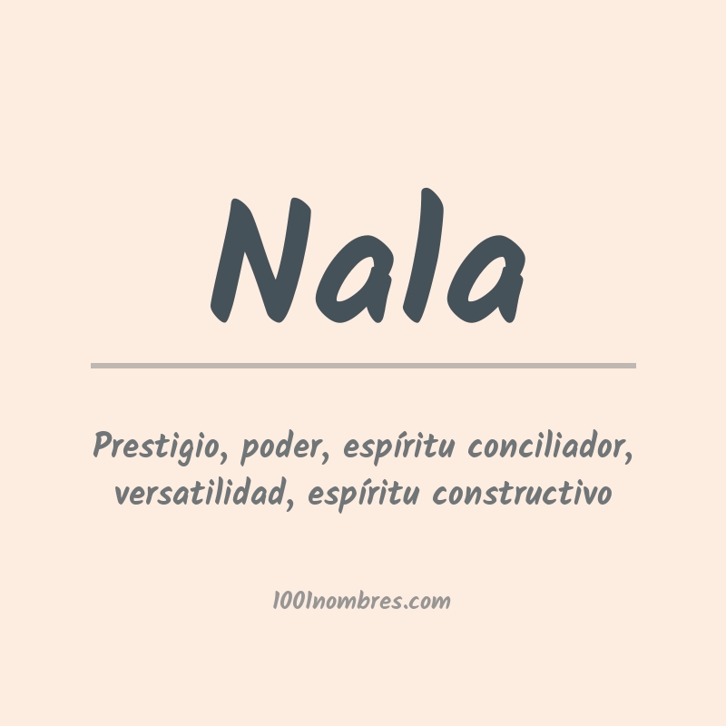 Significado del nombre Nala