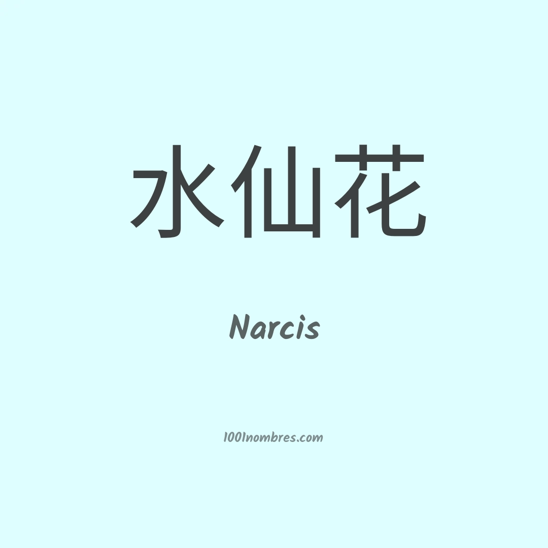 Narcis en chino
