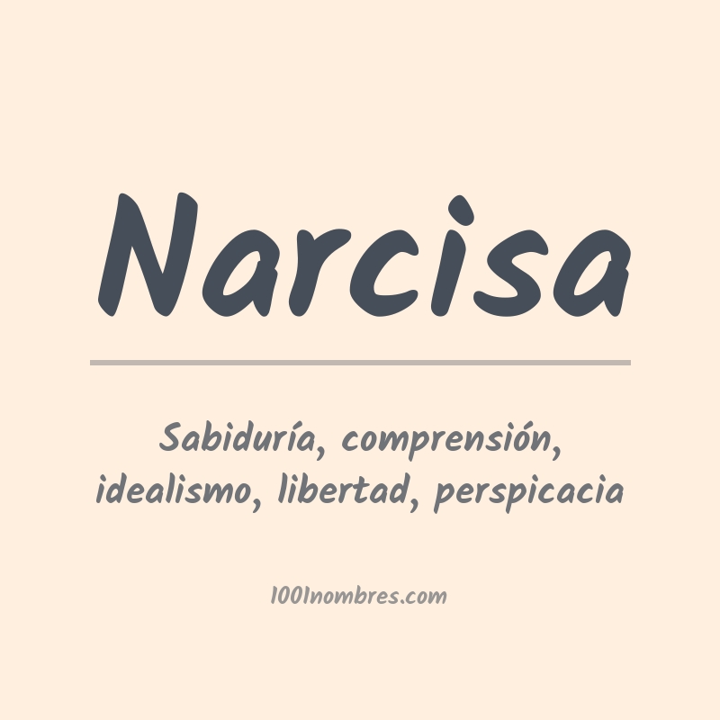 Significado del nombre Narcisa