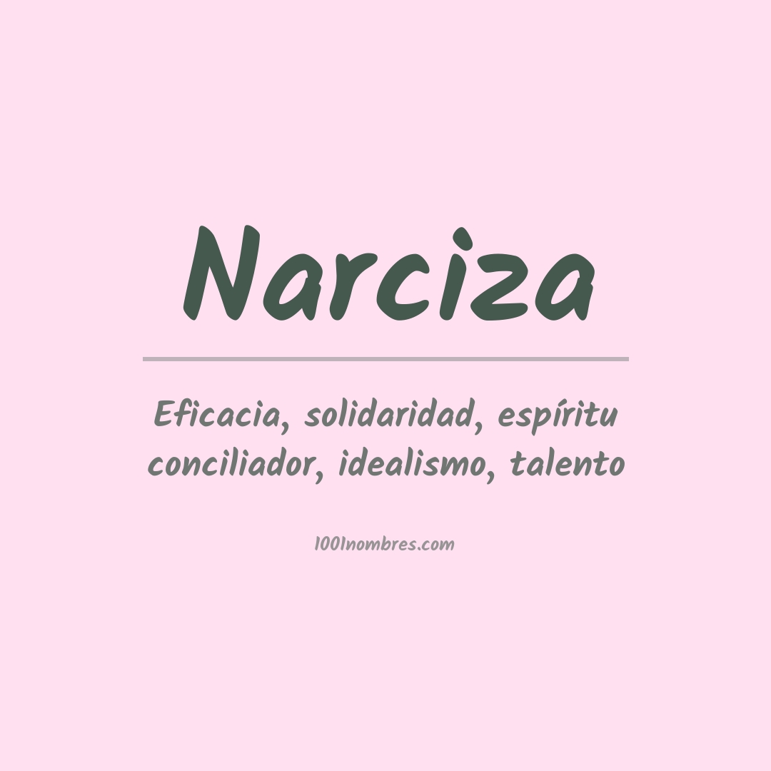 Significado del nombre Narciza