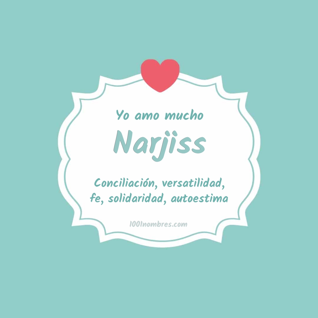 Yo amo mucho Narjiss