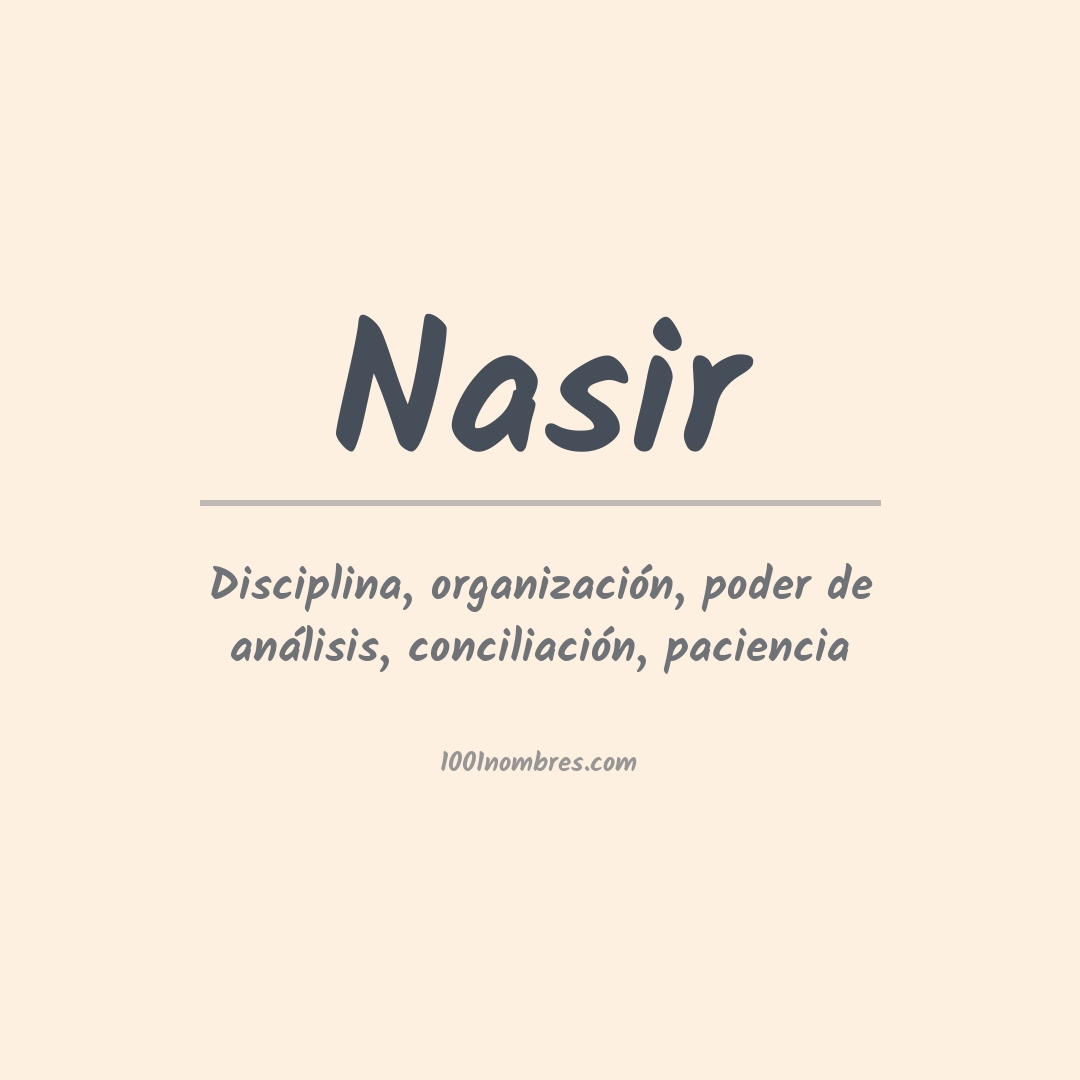 Significado del nombre Nasir