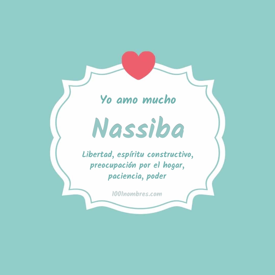 Yo amo mucho Nassiba Yo amo mucho Nassiba