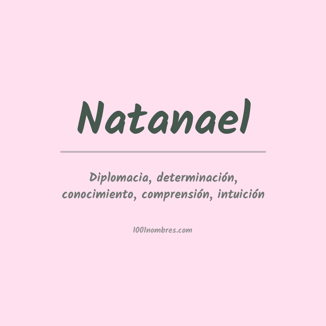 Significado del nombre Natanael