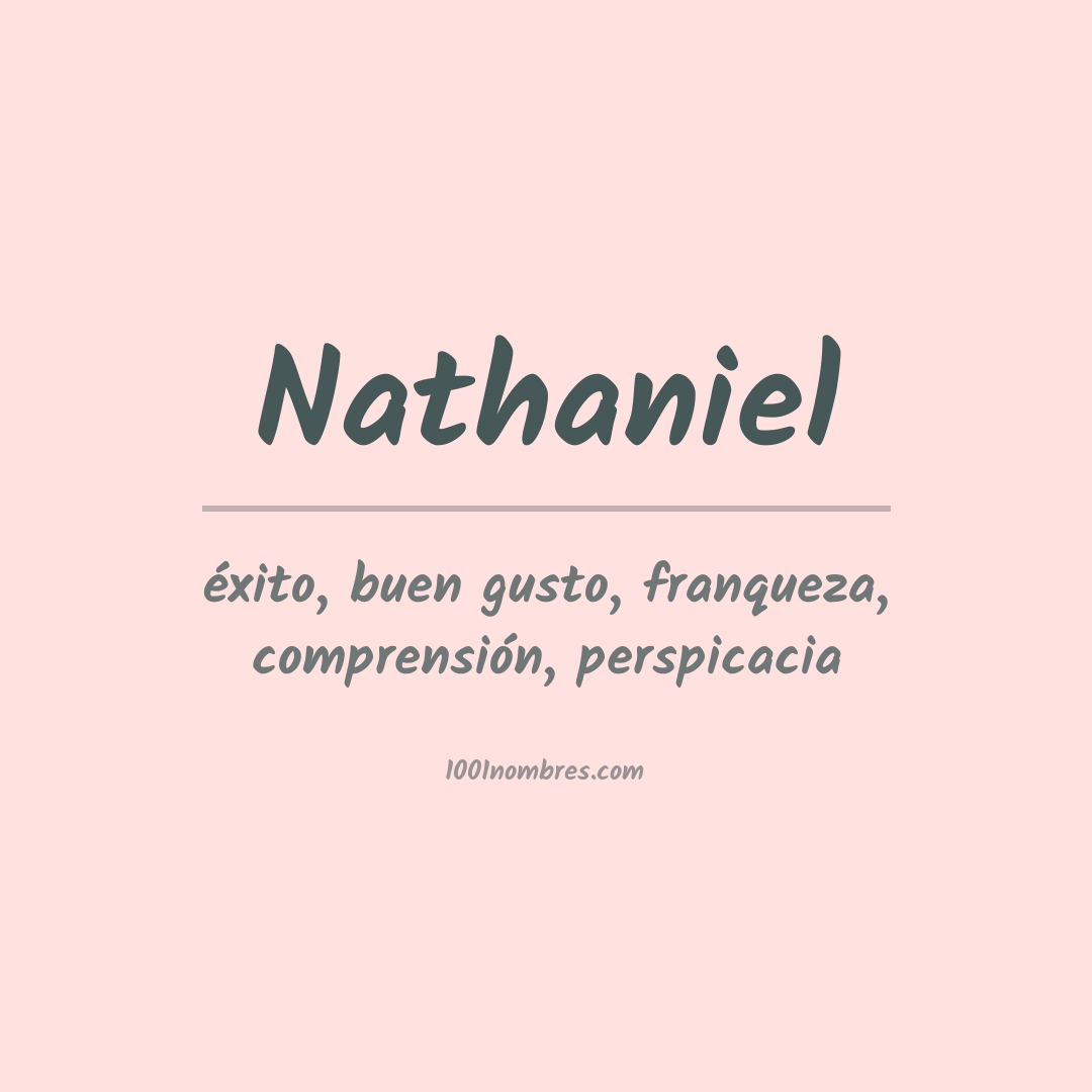 Significado del nombre Nathaniel