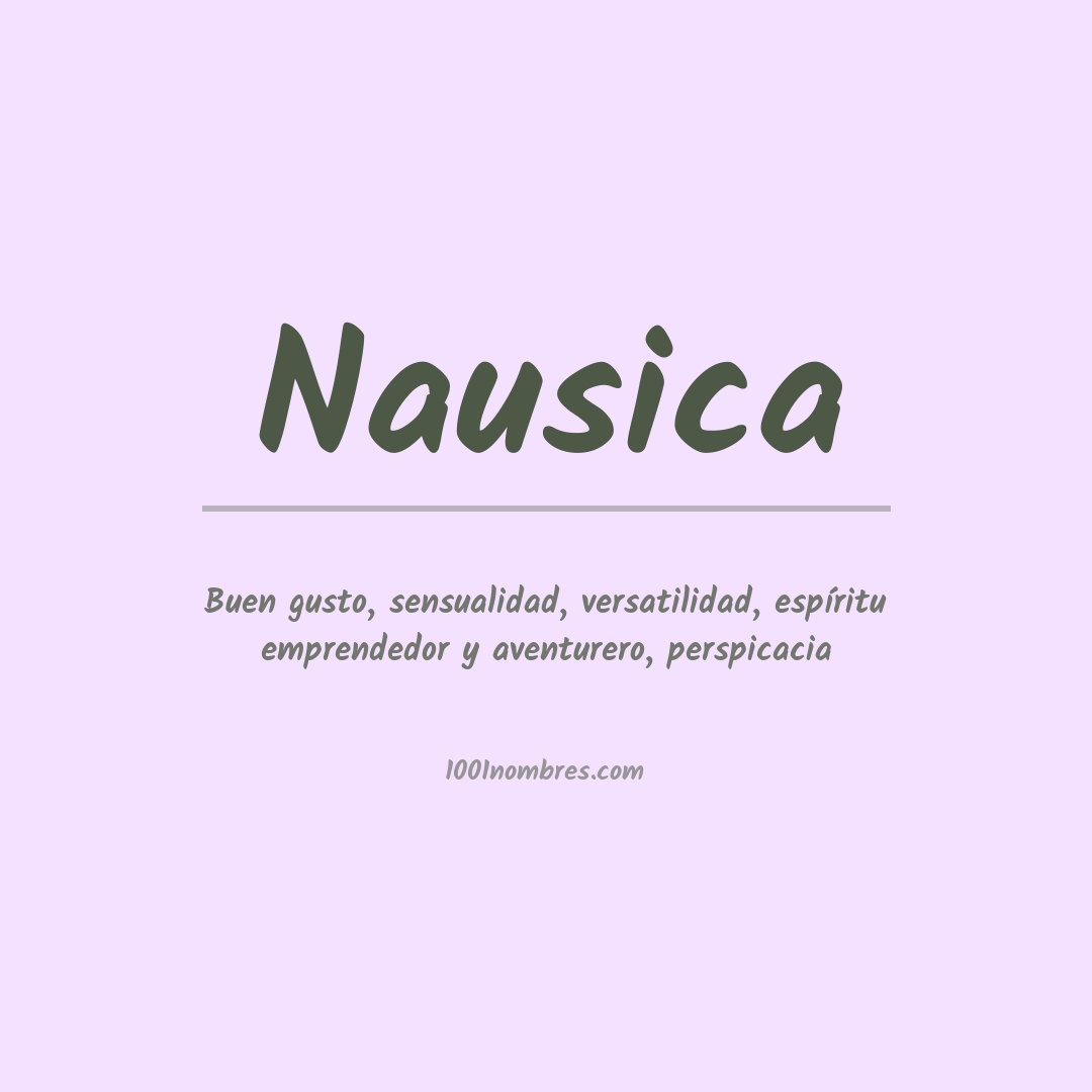Significado del nombre Nausica Significado del nombre Nausica