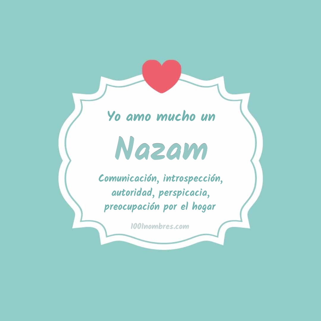 Yo amo mucho Nazam