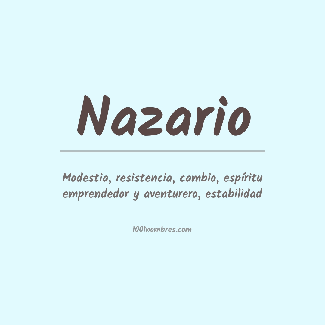 Significado del nombre Nazario
